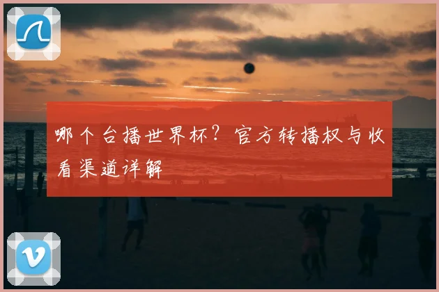 哪个台播世界杯？官方转播权与收看渠道详解